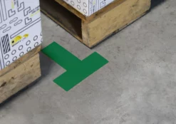 Mighty Line 3" Wide Solid GREEN T - Pack of 100