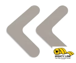 Gray Mighty Line 1" Solid Color Rounded Angles. 100PK.