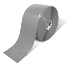 Mighty Line 6" GRAY Solid Color Tape - 100' Roll