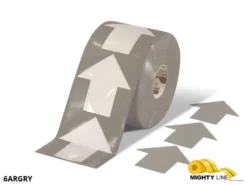 Mighty Line 4" Grey Arrow Pop Out Tape,280 PCS