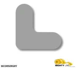 Mighty Line 3/4" Wide Solid Gray Mini Corner Pack of 108