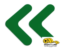 Green Mighty Line 1" Solid Color Rounded Angles. 100PK.