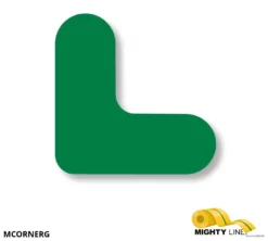 Mighty Line 3/4" Wide Solid Green Mini Corner Pack of 108