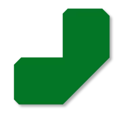 Mighty Line 2" Green Half Angle - Pack of 100
