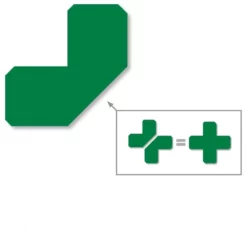 Mighty Line 2" Green Half Angle - Pack of 100