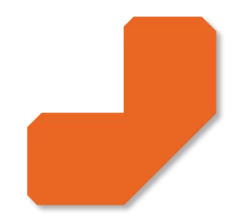 Mighty Line 2" Orange Half Angle - Pack of 100