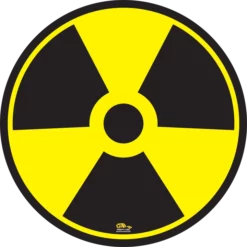 Hazard Yellow/Black, 24" Floor Sign