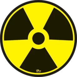 Hazard Yellow/Black, 24" Floor Sign