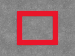 Mighty Line Shield Label Protectors, Red, 12.5" x 15" (8.5"x11" window), 20 PK
