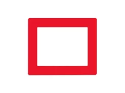 Mighty Line Shield Label Protectors, Red, 12.5" x 15" (8.5"x11" window), 20 PK