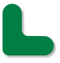 Mighty Line 3/4" Wide Solid Green Mini Corner Pack of 108