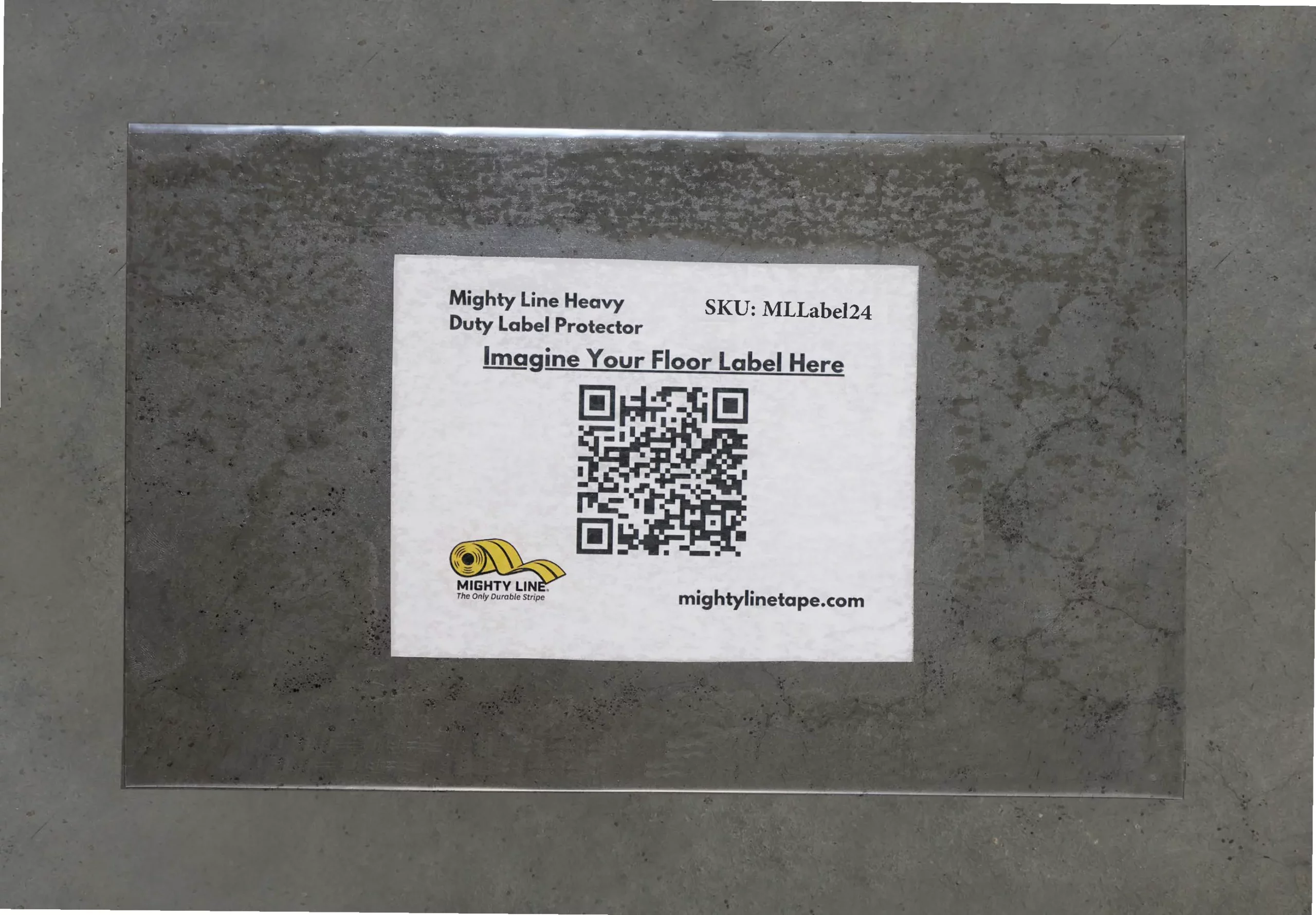 Mighty Line Heavy Duty Label Protectors 2" wide by 4" long - Pack of 150 - Comes on Pre-cut Roll - 30 MILS Thick.