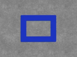 Mighty Line Shield Label Protectors, Blue, 9.5" x 12.5" (5.5"x8.5" window), 20 PK