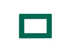 Mighty Line Shield Label Protectors, Green, 9.5" x 12.5" (5.5"x8.5" window), 20 PK