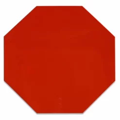 Jumbo Octagon Stop Shape - Pack of 20 - Floor Marking 10", Red