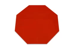 Jumbo Octagon Stop Shape - Pack of 20 - Floor Marking 10", Red