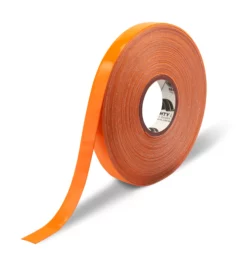 Mighty Line 1" Orange Solid Color Tape - 50' Roll