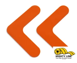 Orange Mighty Line 1" Solid Color Rounded Angles. 100PK.