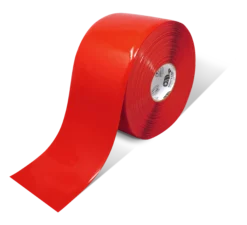 Mighty Line 6" RED Solid Color Tape - 100' Roll
