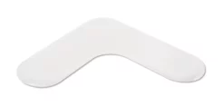 White Mighty Line 2" Solid Color Rounded Angles. 100PK.
