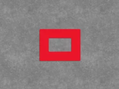 Mighty Line Shield Label Protectors, Red, 7" x 9" (3"x5" window), 20 PK