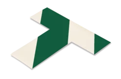 Mighty Line 2" Wide Solid Green and White T - Pack of 100