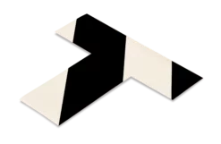 Mighty Line 2" Wide Solid Black and White T - Pack of 100