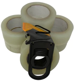 Tape Tearer, 6 Rolls, The Ultimate tape Dispenser of any 3 " core tape, up to 2" wide