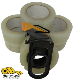 Tape Tearer, 6 Rolls, The Ultimate tape Dispenser of any 3 " core tape, up to 2" wide