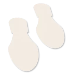 Mighty Line Solid Colored WHITE 9.5"W Footprint - Pack of 50