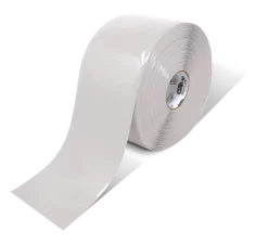 Mighty Line 6" WHITE Solid Color Tape - 100' Roll