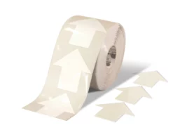 Mighty Line 4" White Arrow Pop Out Tape,280 PCS