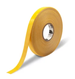 Mighty Line 1" Yellow Solid Color Tape - 50' Roll