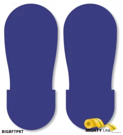 Mighty Line BLUE BIG Footprint - 12" Wide - Pack of 50