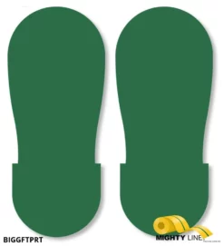 Mighty Line GREEN BIG Footprint - 12" Wide - Pack of 50