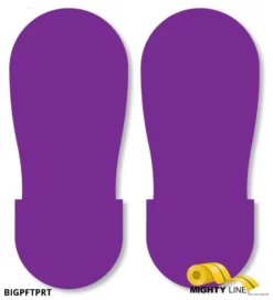 Mighty Line PURPLE BIG Footprint - 12" Wide - Pack of 50