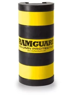 Extreme Mighty Ram Guard Rack Protector, 12"x3"x3" Rubber, Long Lasting