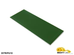 Mighty Line, Green, 3" by 10" Segments, Peel and Stick 10" Strips. 100PK.
