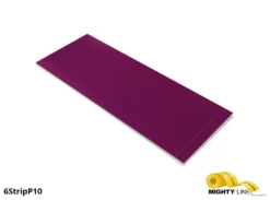 Mighty Line, Purple, 6" by 10" Segments, Peel and Stick 10" Strips. 100PK.